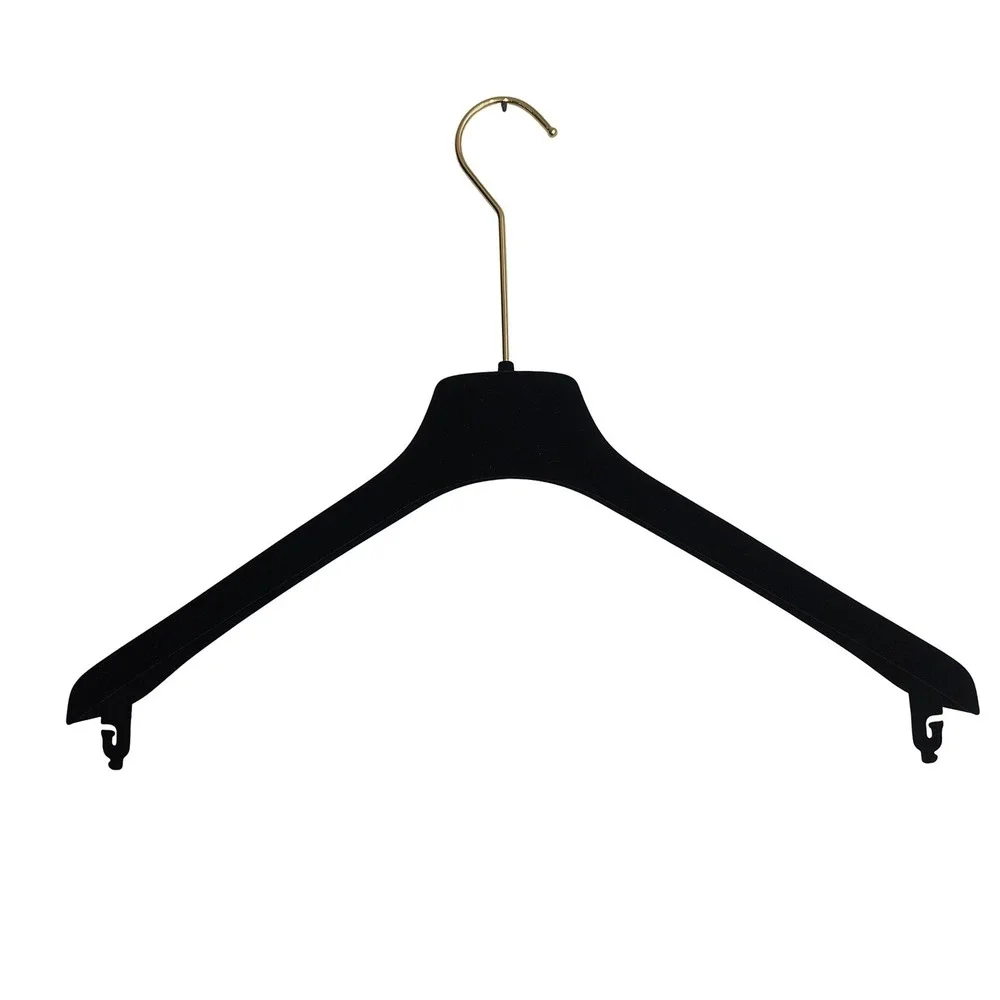 CHANEL Authentic Garment Bag & Velvet Gold CC Hanger Black Logo Suit Cover EUC